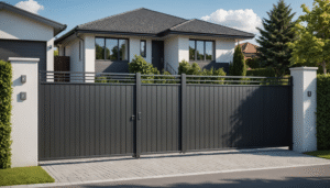 découvrez les avantages d'un portail alu coulissant de 4m de largeur : esthétique moderne, sécurité renforcée et gain d'espace. optez pour une solution durable et fonctionnelle pour embellir votre extérieur.